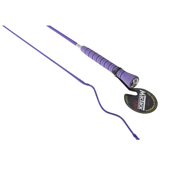 MacTack dressyrpiska med gummihandtag 39 tum Lila Purple 39 inches
