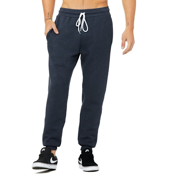 Canvas Unisex Jogger Sweatpants L Heather Navy Heather Navy L