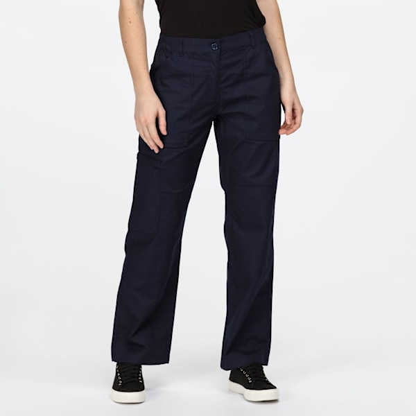 Regatta Professional Dam/Dam Nya Action Vattenavvisande Byxor Navy 12 Long