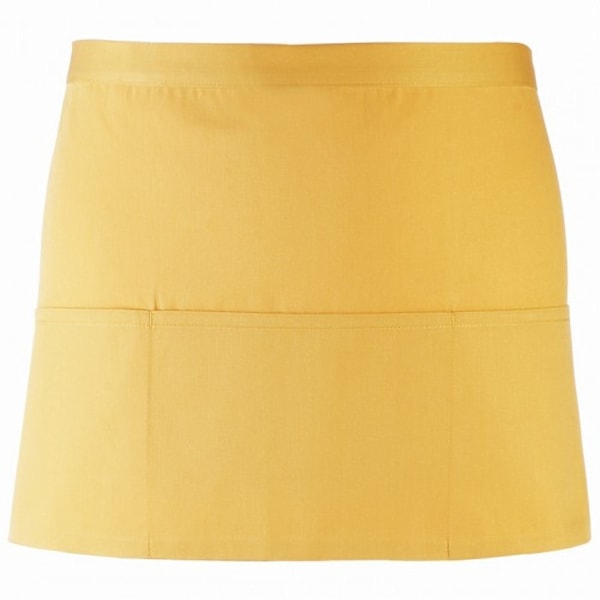 Premier Dam/Kvinnors Färger 3 Fickor Förkläde / Arbetskläder (Paket med 2) Sunflower One Size