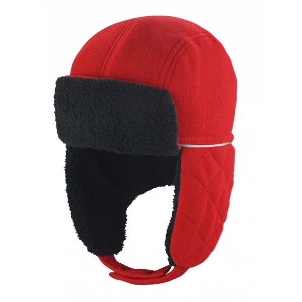 Resultat Winter Essentials Ocean Trapper Hat L/XL Röd/Svart Red/Black L/XL
