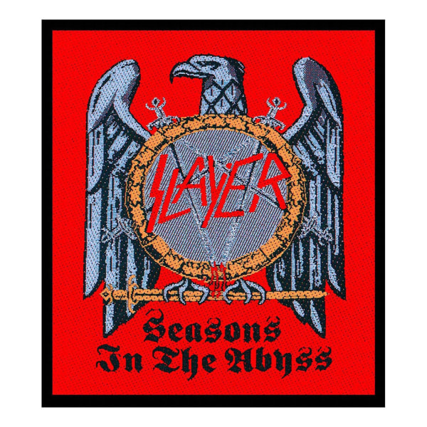 Slayer Seasons In The Abyss Patch 10cm x 9,5cm Röd/Svart/Grå Red/Black/Grey 10cm x 9.5cm