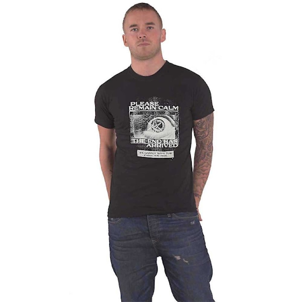 Bring Me The Horizon Unisex Vuxen Remain Calm FP T-Shirt XL Bla Black XL