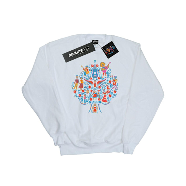 Disney Dam/Kvinnor Coco Träd Mönster Sweatshirt XL Vit White XL