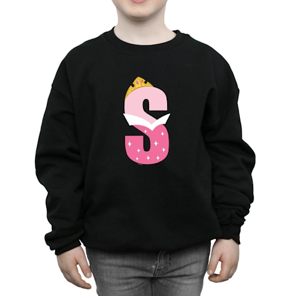 Disney Boys Alphabet S Is For Sleeping Beauty Sweatshirt 5-6 Ye Black 5-6 Years
