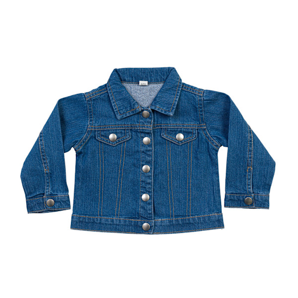 Babybugz Baby Rocks Denimjacka 3-6 månader Blå Blue 3-6 Months