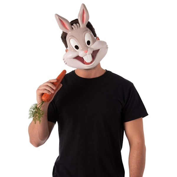 Space Jam A New Legacy Bugs Bunny Mask En Storlek Grå/Vit Grey/White One Size