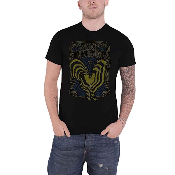 Alice In Chains Unisex Vuxen Tupp T-Shirt S Svart Black S