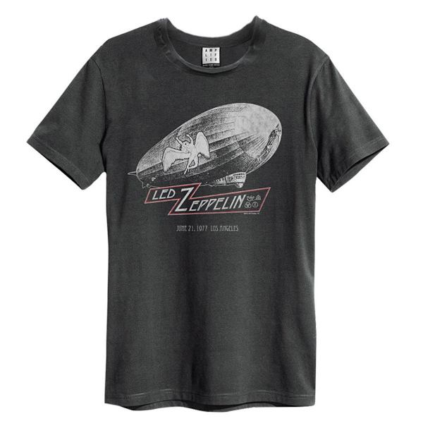 Amplified Unisex Vuxen Dazed And Confused Led Zeppelin T-shirt Charcoal XL