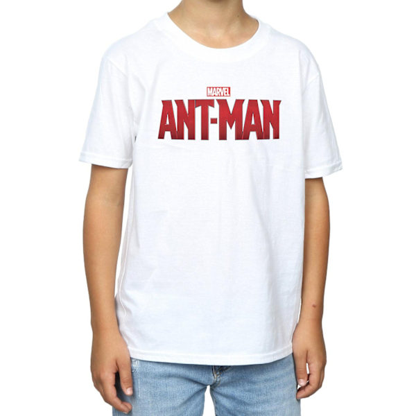 Marvel Boys Ant-Man Movie Logo T-shirt 12-13 år Vit White 12-13 Years