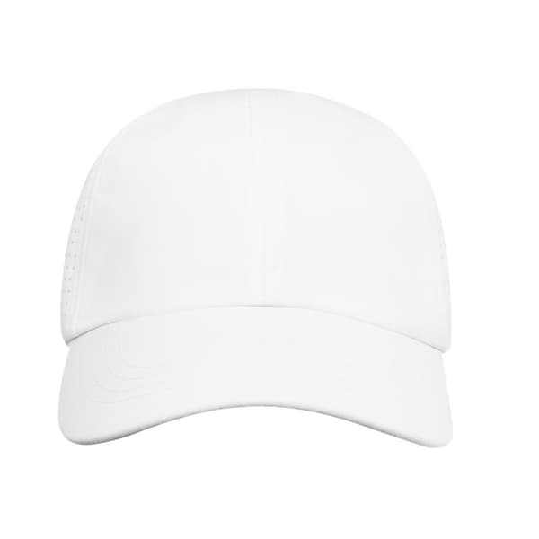 Elevate NXT Mica Recycled 6 Panel Cool Fit Cap One Size White White One Size