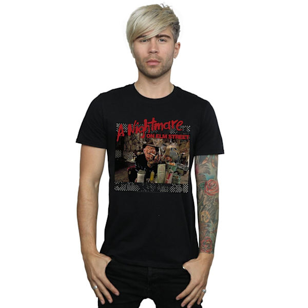 A Nightmare On Elm Street Herr Freddy's Diner T-shirt 4XL Svart Black 4XL