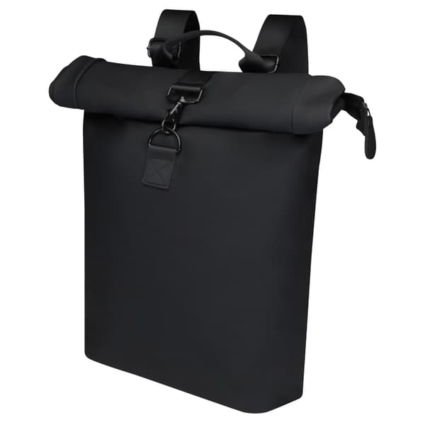 Floso Turner Roll Top 12L Laptop Ryggsäck One Size Solid Svart Solid Black One Size