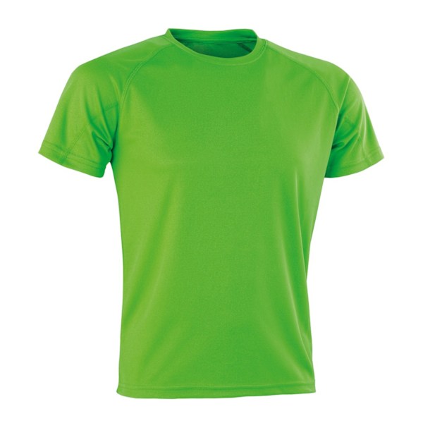 Spiro Adults Unisex Impact Aircool Tee 3XL Lime Lime 3XL