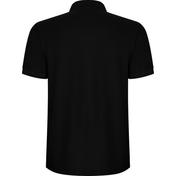 Roly Pegaso Premium Pikétröja med Korta Ärmar för Män L Solid Svart Solid Black L