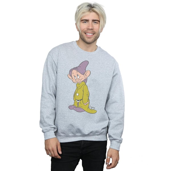 Disney Classic Dopey Sweatshirt M Sports Grey för män Sports Grey M