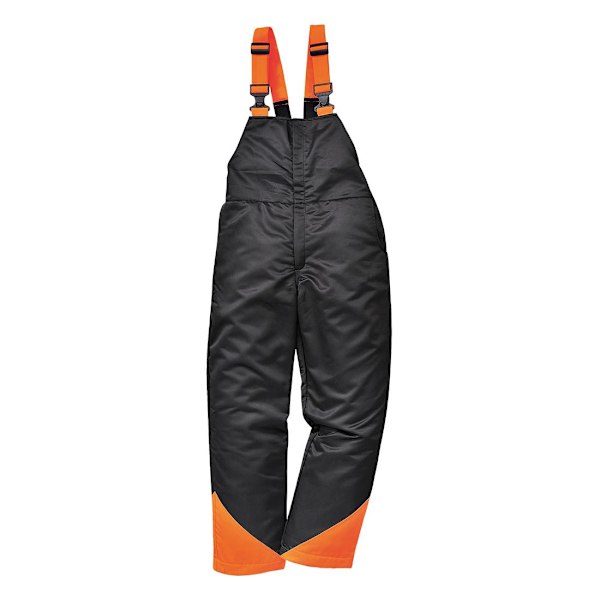 Portwest Unisex Adult CH12 Oak Bib And Brace Trouser XXL R Svart Black XXL R