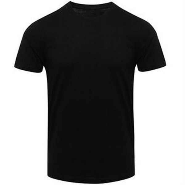 AWDis Tri Blend T-shirt för män, liten solid svart Solid Black Small