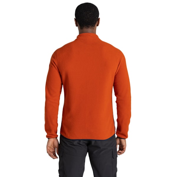 Craghoppers CO2 Renu Technology Fleecejacka för män XL Carnelian Carnelian/Orange XL