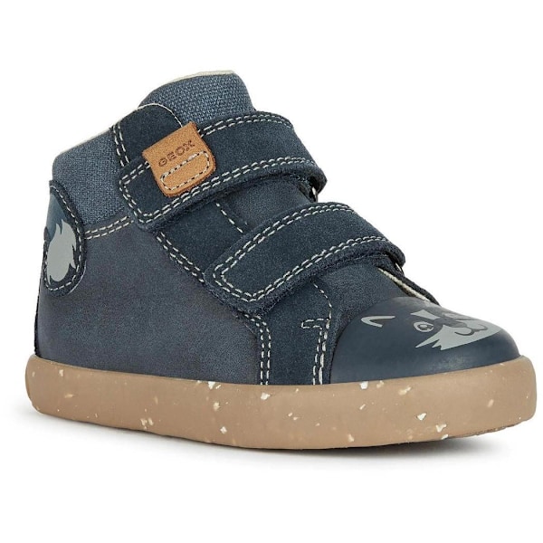 Geox Kilwi Läder Sneakers 3.5 UK Barn Marinblå Navy 3.5 UK Child