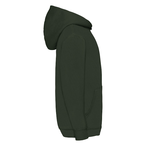 Fruit Of The Loom Unisex Barn Hoodie / Tröja med Huva 5 Bottle Green 5-6