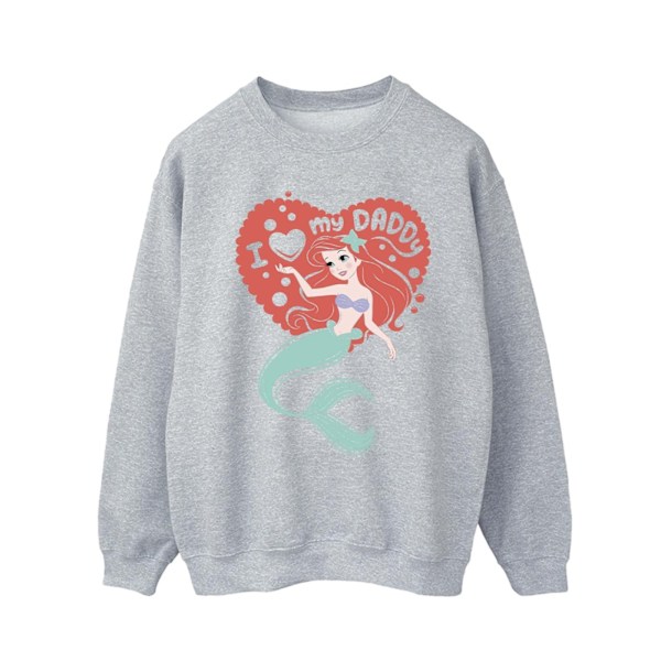 Disney Herr The Little Mermaid Love Daddy Sweatshirt M Sports G Sports Grey M