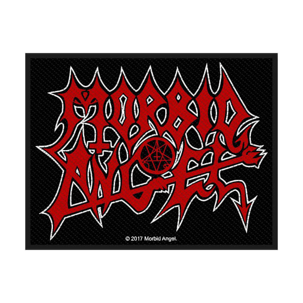 Morbid Angel Logo Standard Patch One Size Svart/Röd Black/Red One Size