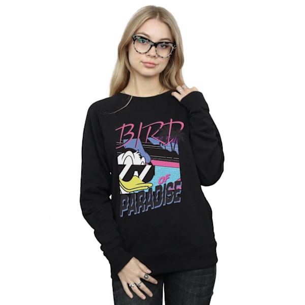 Disney Dam/Kvinnor Kalle Anka Paradise Sweatshirt M Black M