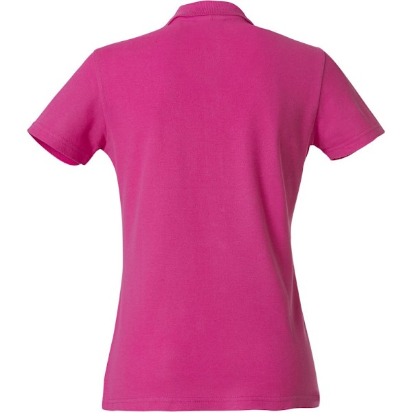 Clique Dam/Dam Plain Polo Shirt M Bright Cerise Bright Cerise M