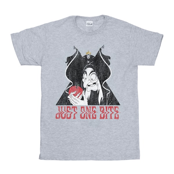 Disney Girls Snow White Just One Bite Bomull T-shirt 7-8 år Sports Grey 7-8 Years