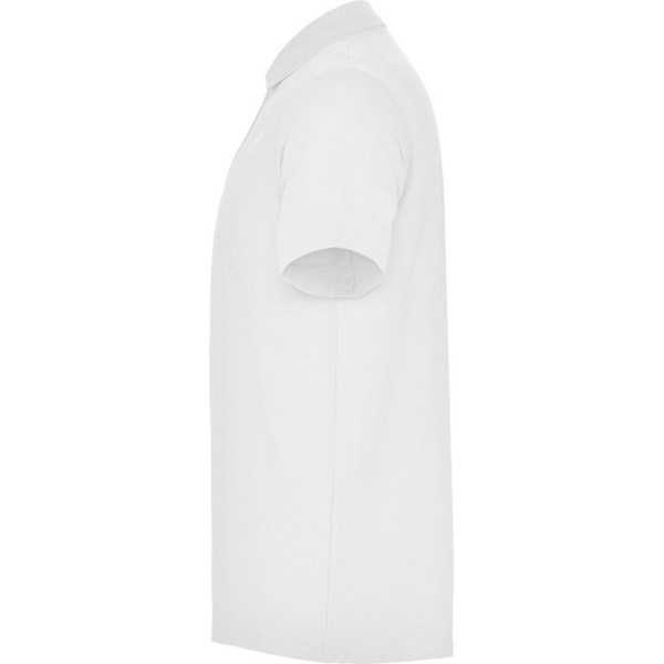 Roly Unisex Austral Kortärmad Pikétröja M Vit White M