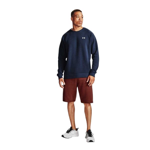 Under Armour Herr Rival Fleece Tröja M Midnight Navy Midnight Navy M