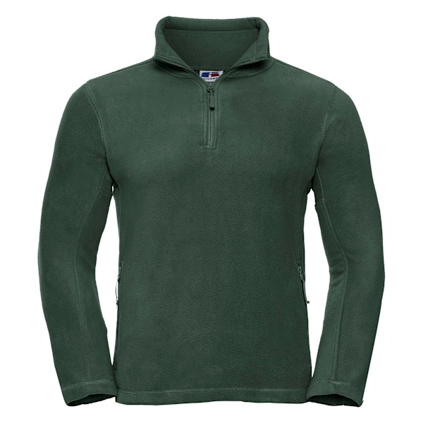 Russell Herr 1/4 Zip Outdoor Fleece Top XL Flaskegrön Bottle Green XL