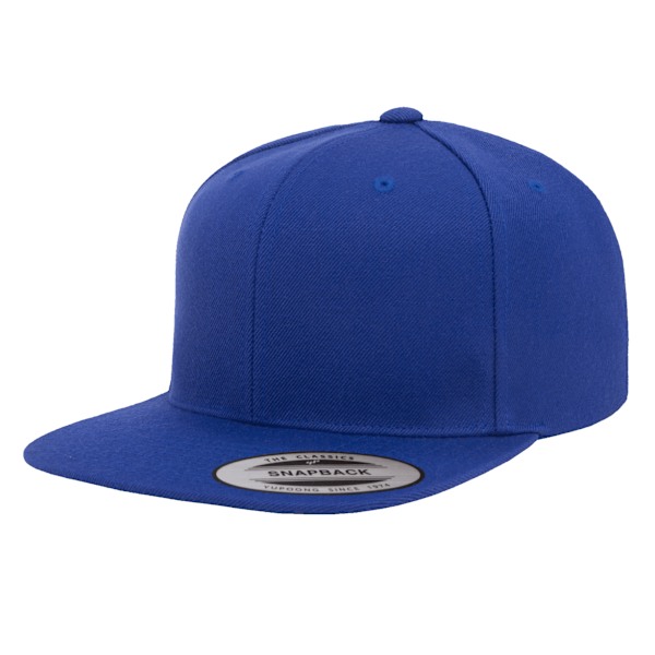 Yupoong Mens The Classic Premium Snapback Cap One Size Royal Blå Royal Blue One Size