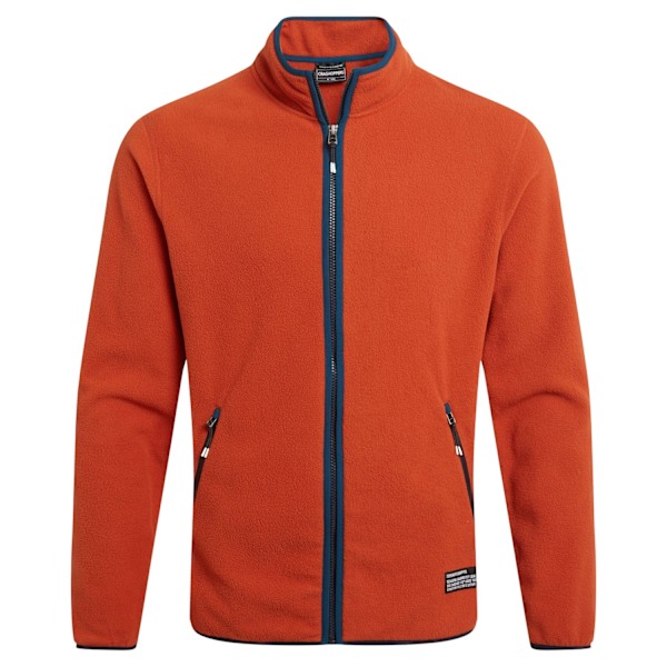 Craghoppers CO2 Renu Technology Fleecejacka för män M Carnelian/ Carnelian/Orange M