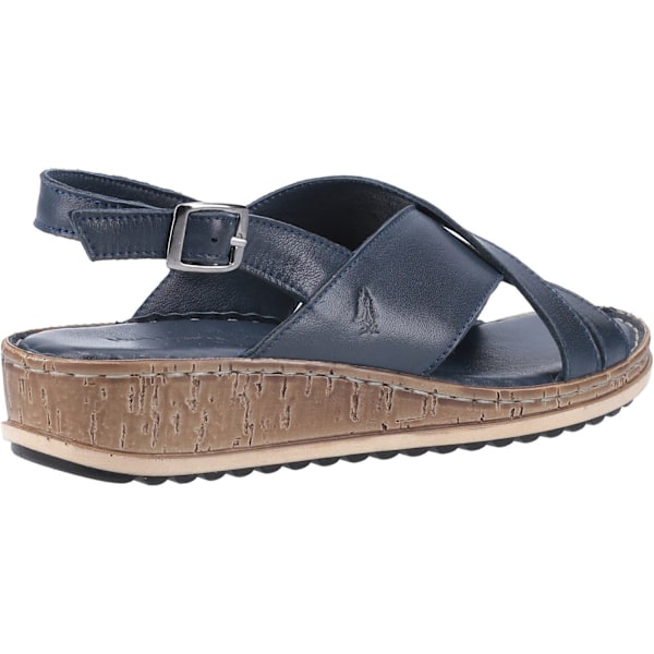 Hush Puppies Dam/Damer Elena Läder Kilklackssandal 4 UK Navy Navy 4 UK