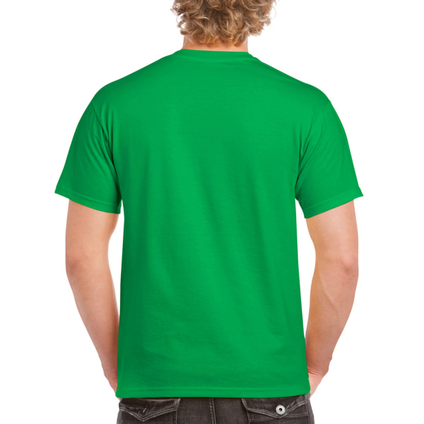 Gildan Herr kraftig bomull kortärmad T-shirt M Irish Green Irish Green M