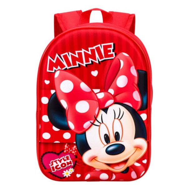 Disney Childrens/Kids Minnie Mouse Style Icon Ryggsäck En Storlek Red One Size