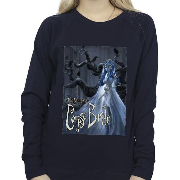 Corpse Bride Dam/Dam Bröllopsklänning Poster Sweatshirt 4XL N Navy Blue 4XL
