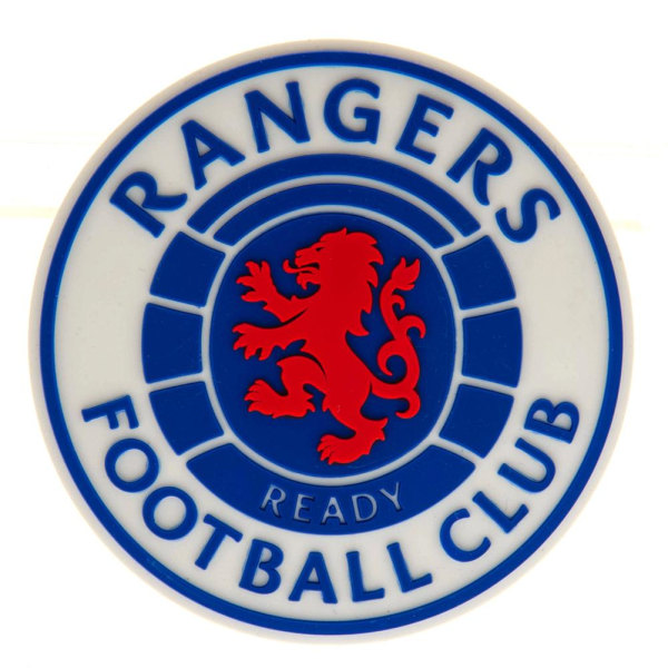 Rangers FC Crest 3D Kylskåpsmagnet En one size Kungsblå/Vit/Röd Royal Blue/White/Red One Size