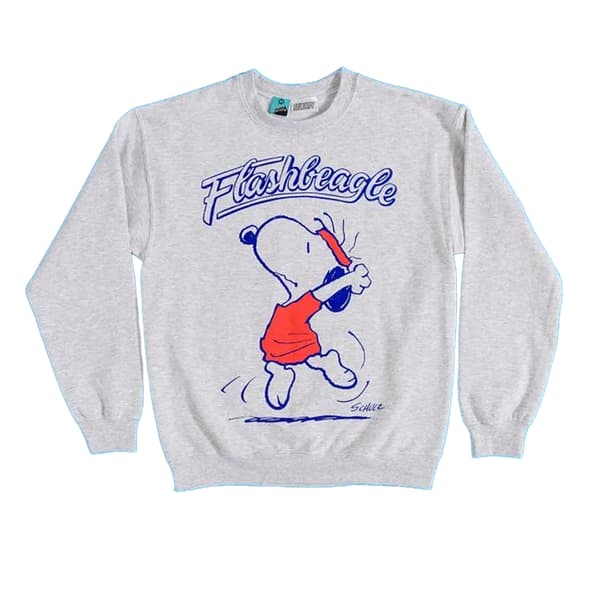 Peanuts Unisex Vuxen It´s Flashbeagle Snoopy Sweatshirt M Grå Grey M