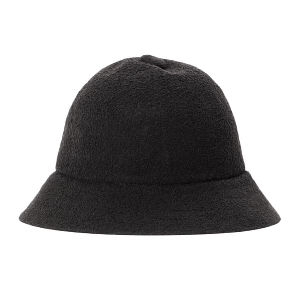 Kangol Bermuda Broderad Logotyp Bouclé Hinkhatt L Svart Black L