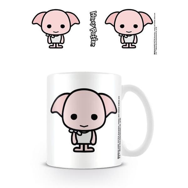 Harry Potter Chibi Dobby Mugg En Storlek Vit/Ljusrosa White/Light Pink One Size