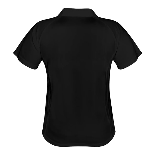 Spiro Dam/Dam Sports Team Spirit Performance Polo Shirt L Black/White L