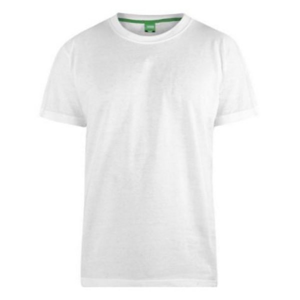 Duke Herr T-shirt med rund hals, storlek Kingsize, D555 Flyers, 7XL, Vit White 7XL