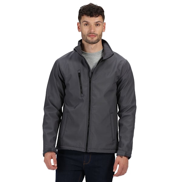 Regatta Professional Ablaze Trelagers Softshelljacka för Herr Seal Grey/Black M