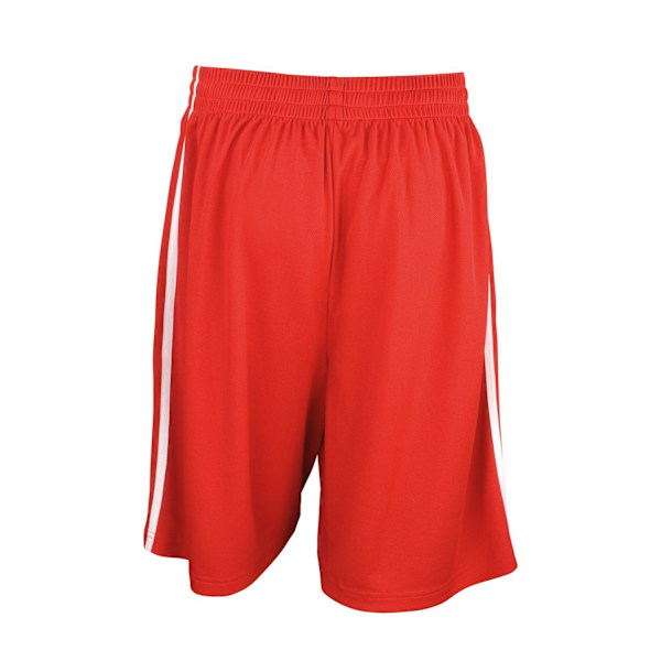 Spiro Herr Basket Shorts L Röd/Vit Red/White L