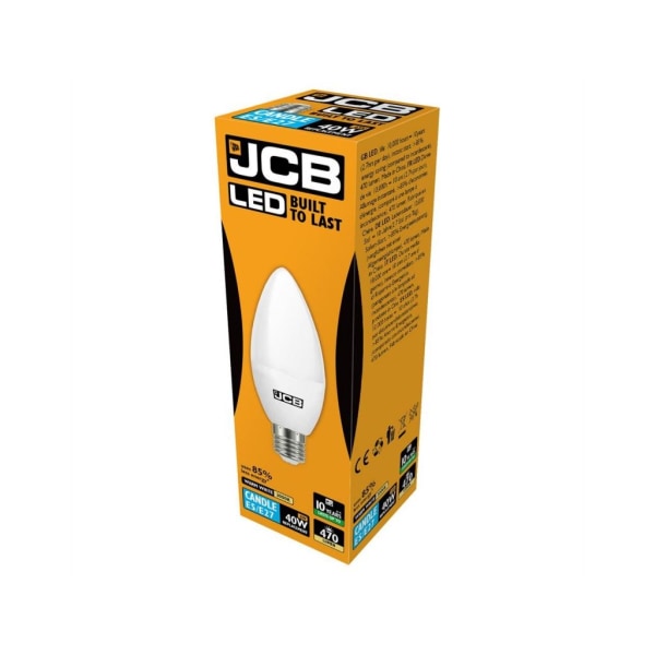 JCB LED-ljus 470lm Opal 6w glödlampa E27 3000k One Size Whit White One Size