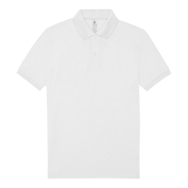 B&C Herr Polotröja 4XL Vit White 4XL