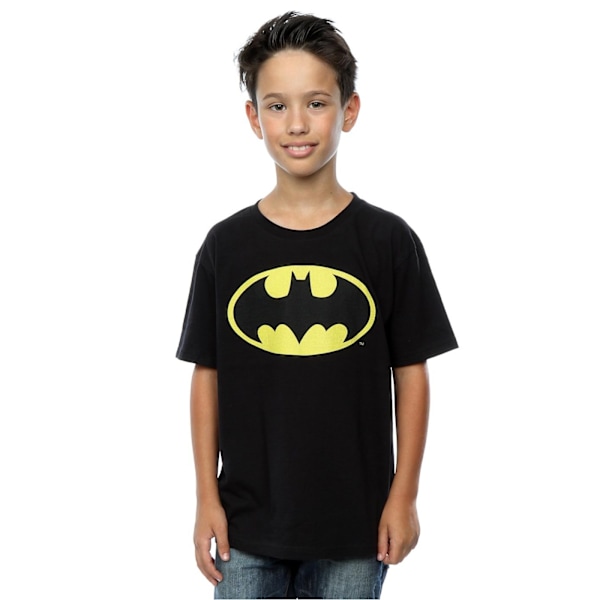 DC Comics Boys Batman Logo T-shirt 7-8 år Svart Black 7-8 Years